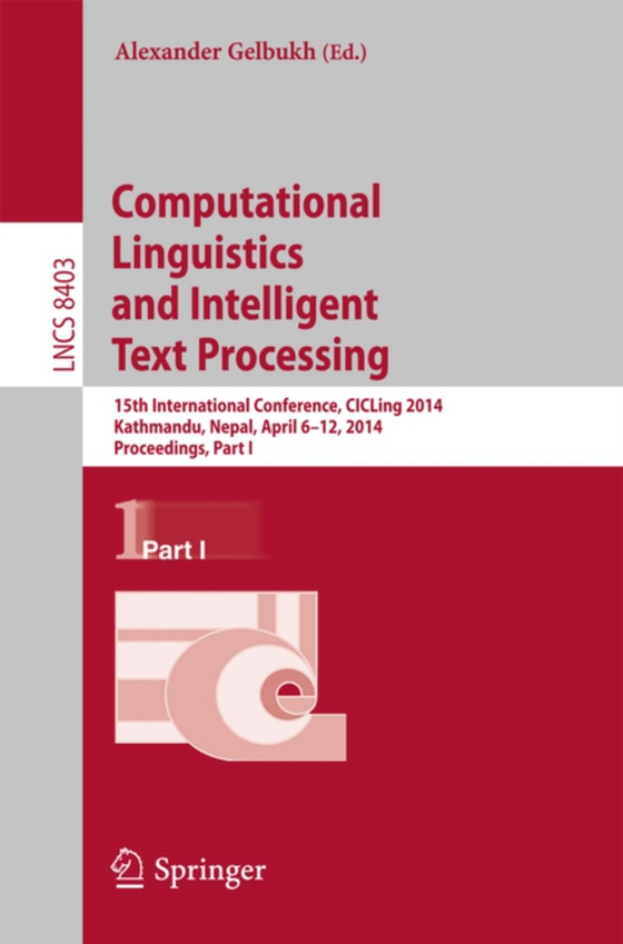 Computational Linguistics and Intelligent Text Processing (e-bog) af -