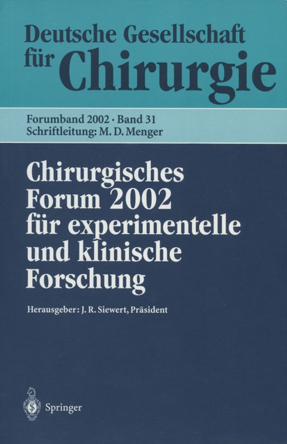 Chirurgisches Forum 2002 (e-bog) af -