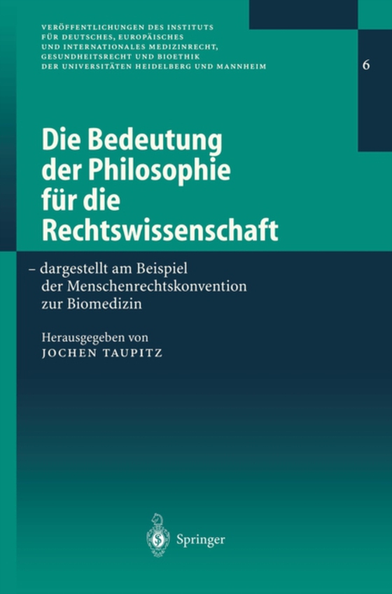 Die Bedeutung der Philosophie für die Rechtswissenschaft (e-bog) af -