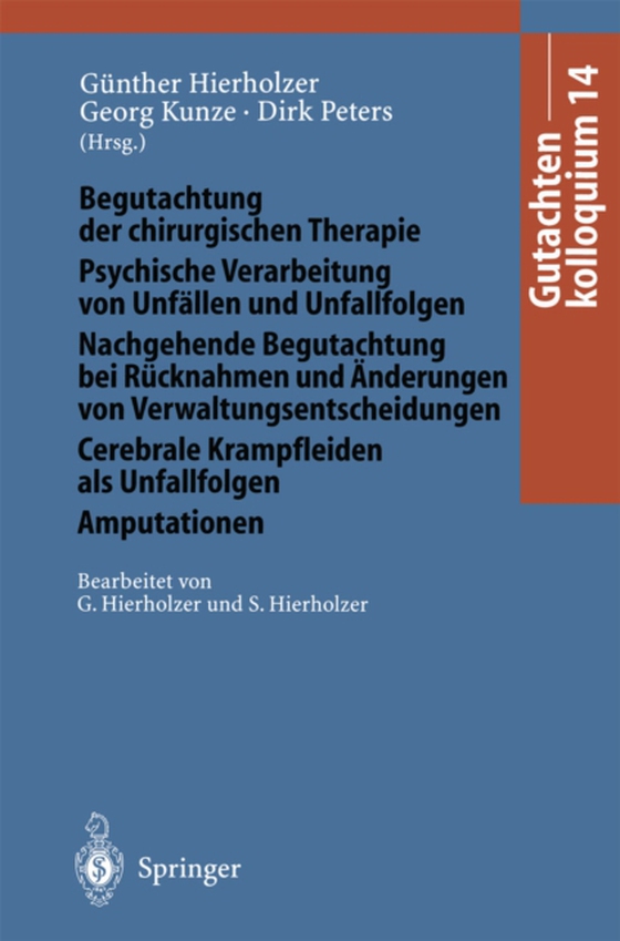 Gutachtenkolloquium 14 (e-bog) af -