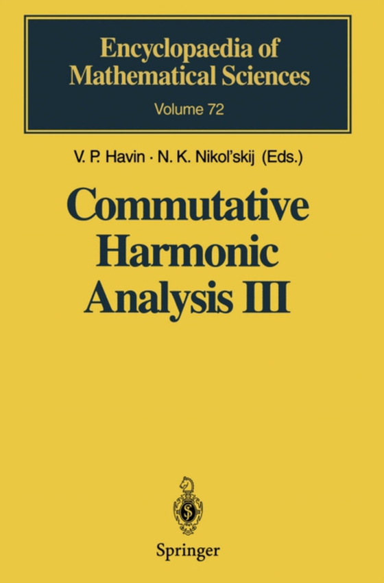 Commutative Harmonic Analysis III (e-bog) af -