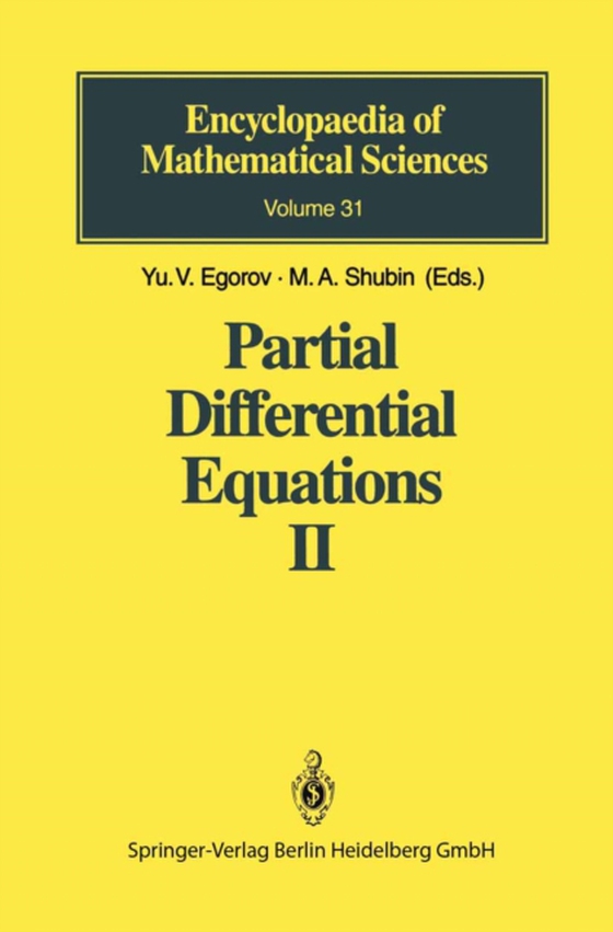 Partial Differential Equations II (e-bog) af Shubin, M.A.