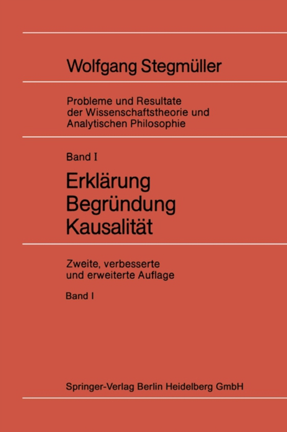 Erklärung Begründung Kausalität (e-bog) af -