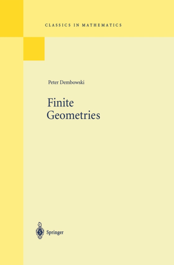 Finite Geometries (e-bog) af Dembowski, Peter