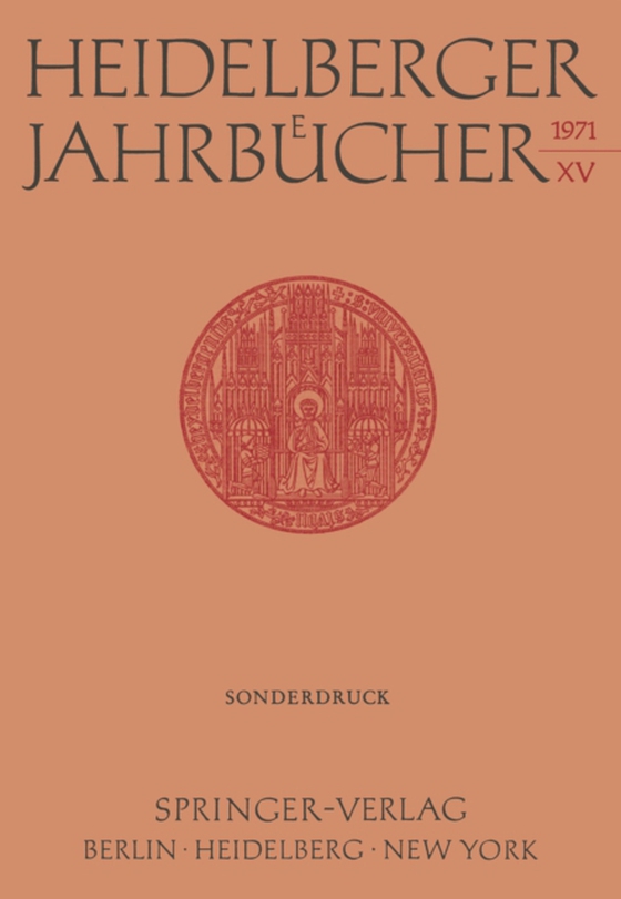 Heidelberger Jahrbücher (e-bog) af Schipperges, H.