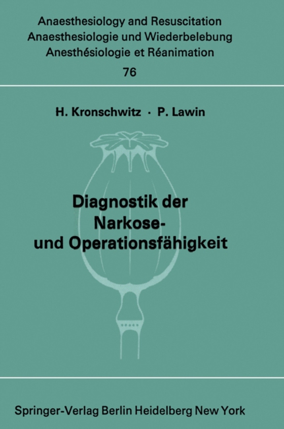 Diagnostik der Narkose- und Operationsfähigkeit (e-bog) af -