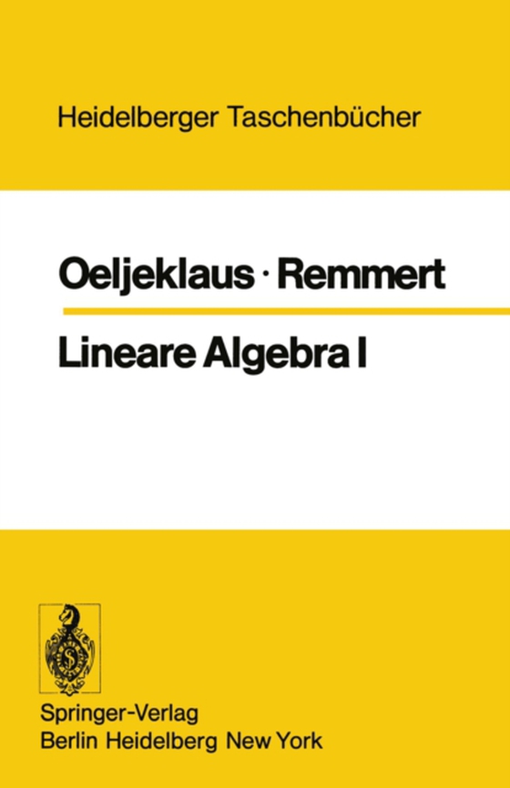 Lineare Algebra I (e-bog) af Remmert, R.