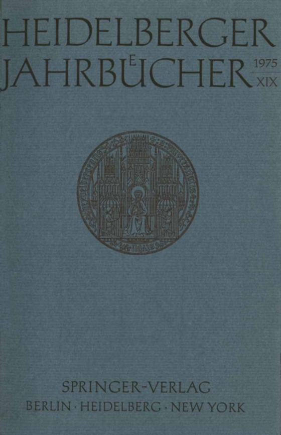 Heidelberger Jahrbücher (e-bog) af Schipperges, H.