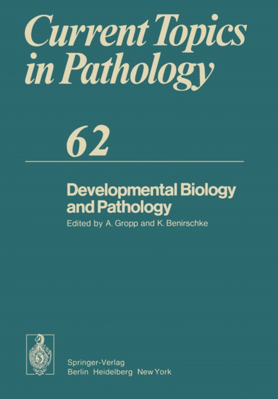 Developmental Biology and Pathology (e-bog) af -