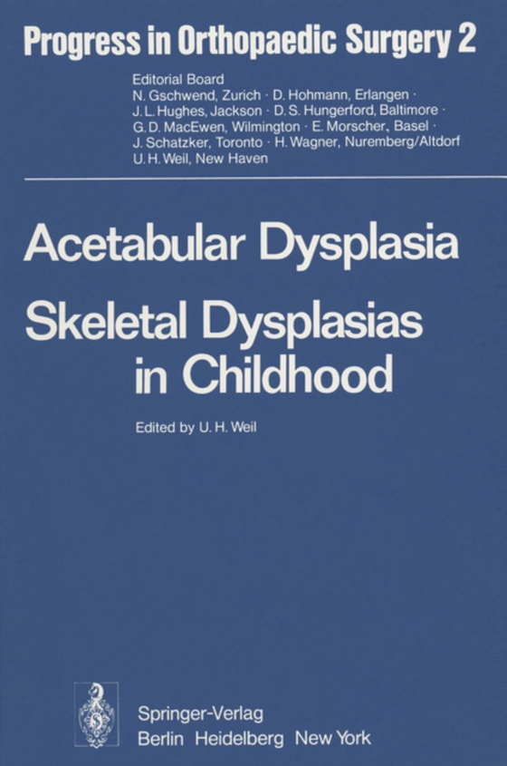 Acetabular Dysplasia (e-bog) af -