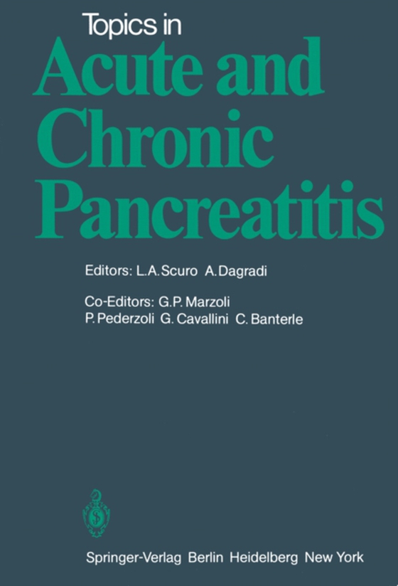 Topics in Acute and Chronic Pancreatitis (e-bog) af -