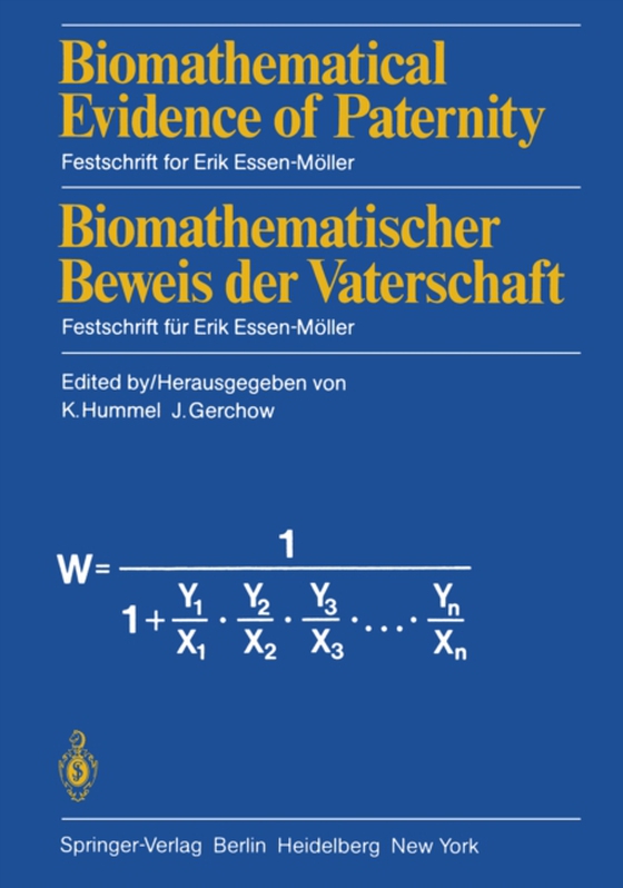 Biomathematical Evidence of Paternity / Biomathematischer Beweis der Vaterschaft (e-bog) af -