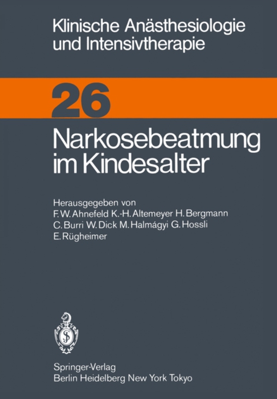 Narkosebeatmung im Kindesalter (e-bog) af -