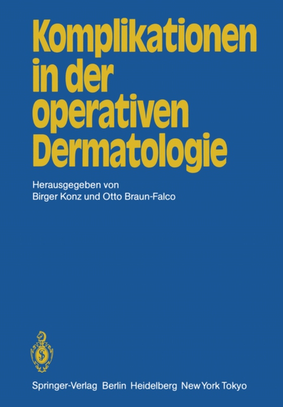 Komplikationen in der operativen Dermatologie (e-bog) af -