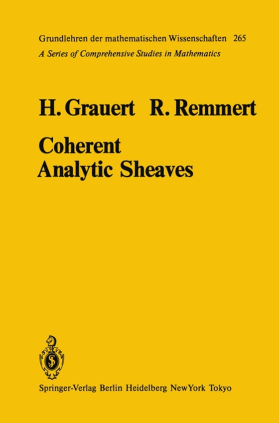 Coherent Analytic Sheaves (e-bog) af Remmert, R.