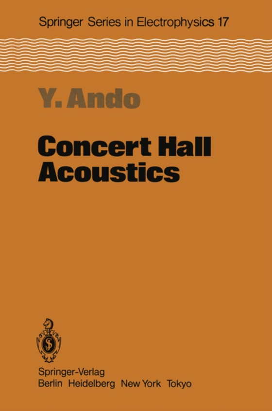 Concert Hall Acoustics (e-bog) af Ando, Yoichi