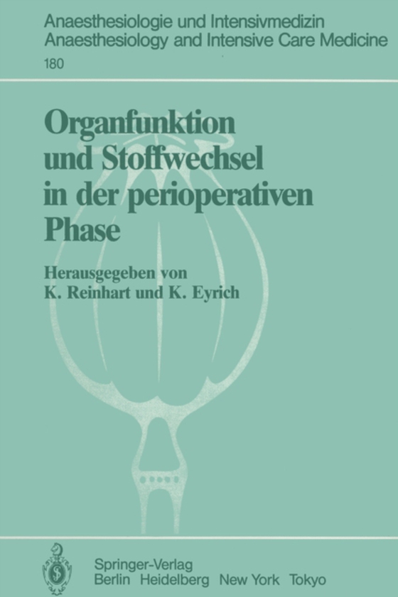 Organfunktion und Stoffwechsel in der perioperativen Phase (e-bog) af -