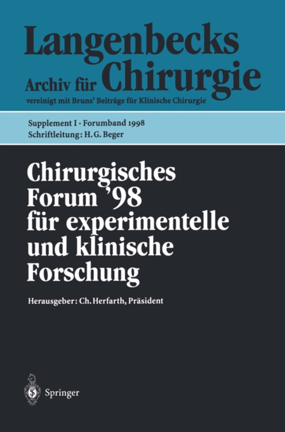 Chirurgisches Forum ’98 (e-bog) af -