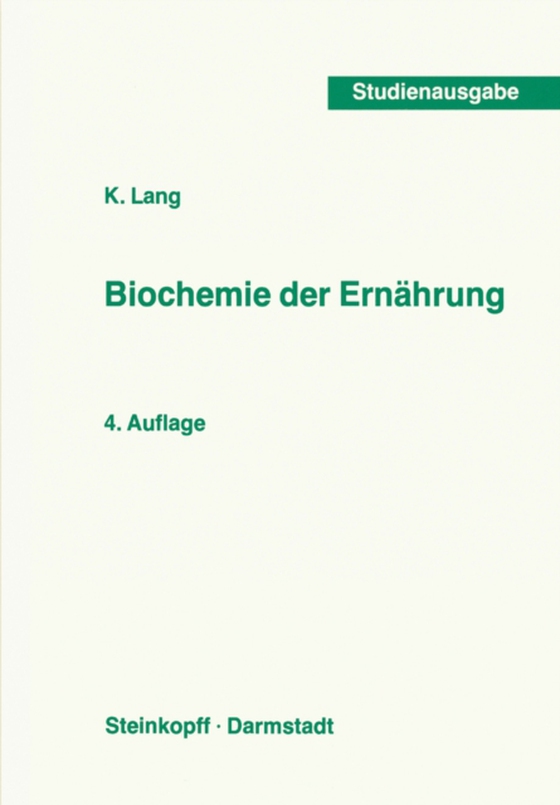 Biochemie der Ernährung (e-bog) af Lang, K.