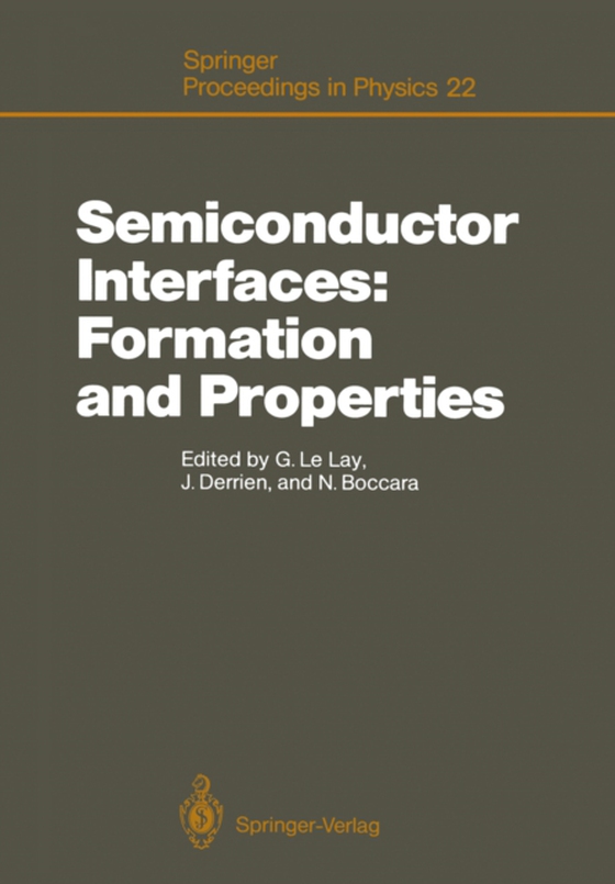 Semiconductor Interfaces: Formation and Properties (e-bog) af -