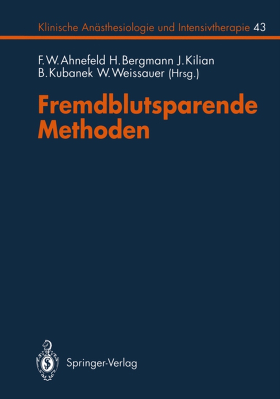 Fremdblutsparende Methoden (e-bog) af -