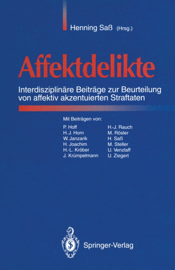 Affektdelikte (e-bog) af -