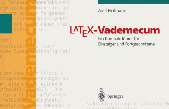 LaTeX Vademecum (e-bog) af Heilmann, Axel