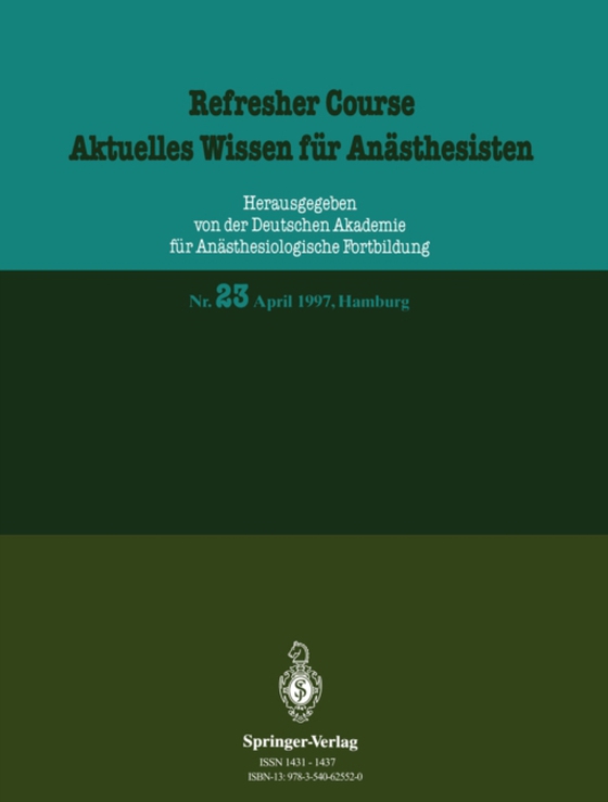 Refresher Course / Aktuelles Wissen für Anästhesisten (e-bog) af -