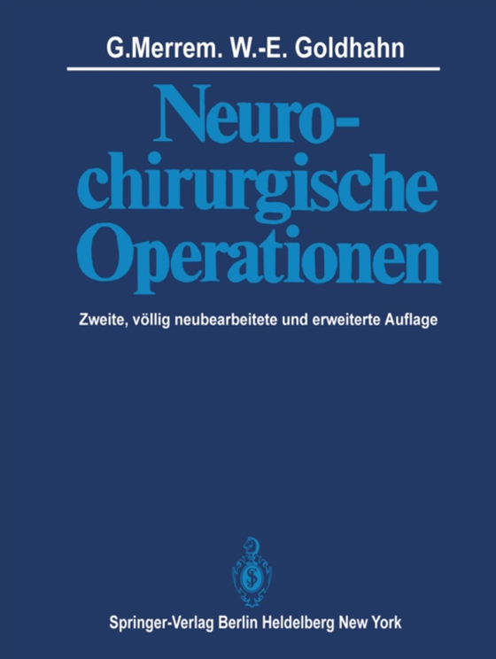 Neurochirurgische Operationen (e-bog) af Goldhahn, W.-E.