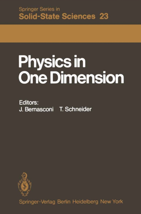 Physics in One Dimension