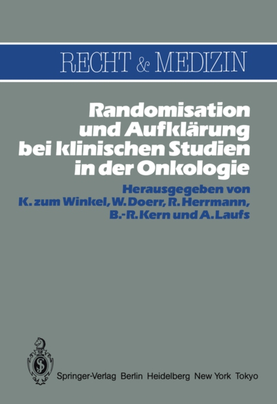 Randomisation und Aufklärung bei klinischen Studien in der Onkologie (e-bog) af -