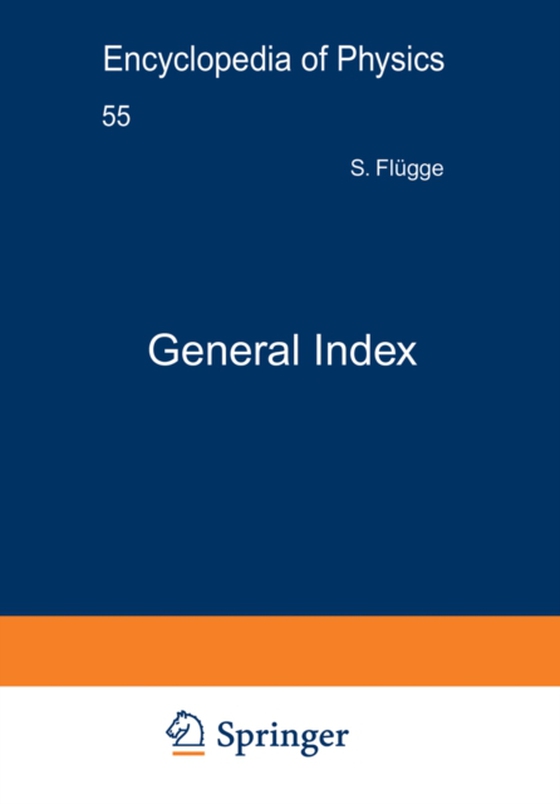 General Index / Generalregister (e-bog) af Flugge, S.