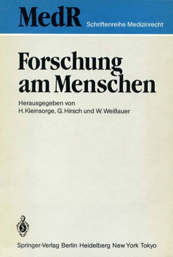 Forschung am Menschen (e-bog) af -