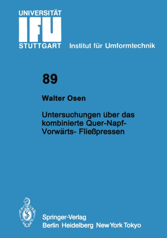Untersuchungen über das kombinierte Quer-Napf-Vorwärts-Fließpressen (e-bog) af Osen, Walter