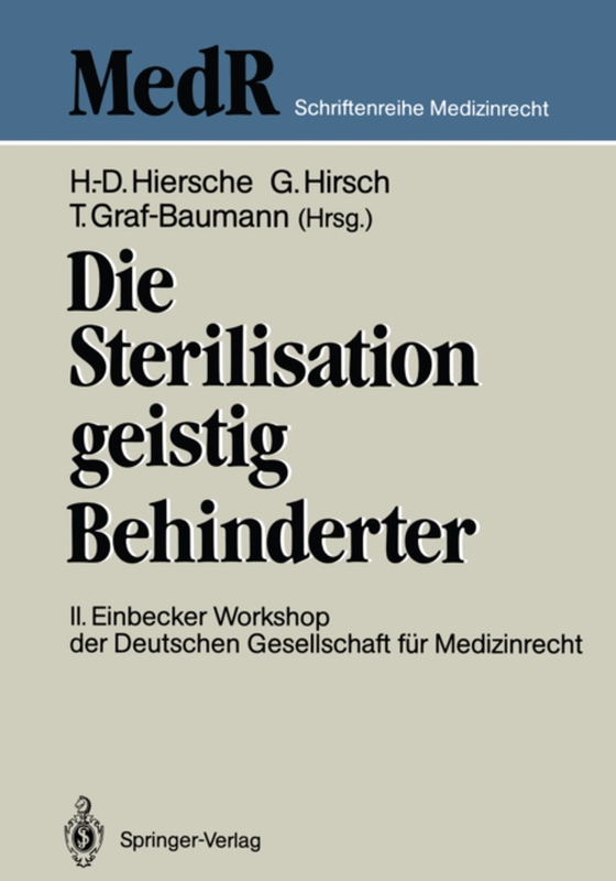 Die Sterilisation geistig Behinderter (e-bog) af -