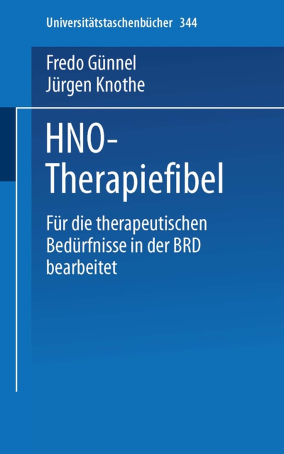 HNO-Therapiefibel (e-bog) af Knothe, J.