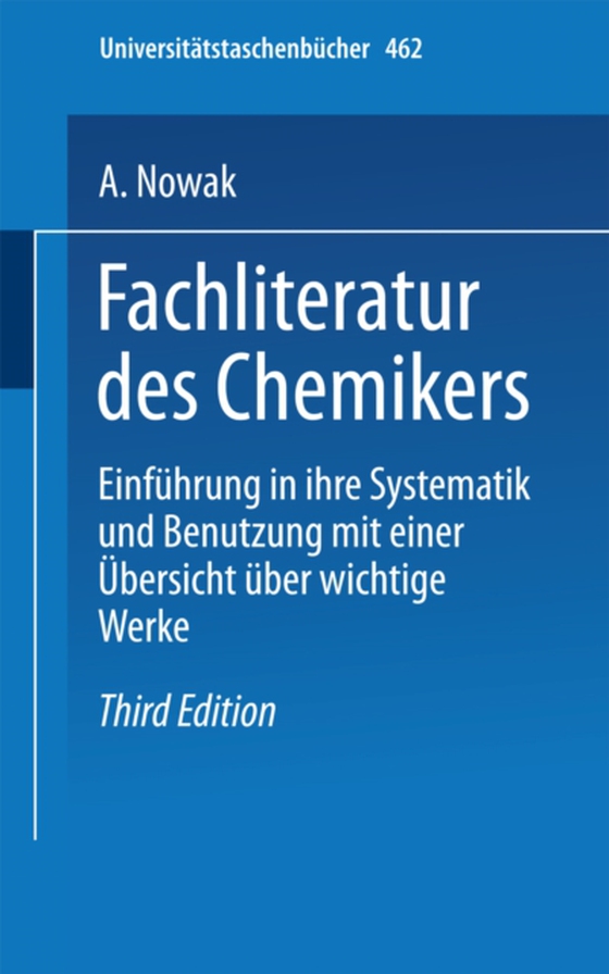 Fachliteratur des Chemikers (e-bog) af Nowak, A.