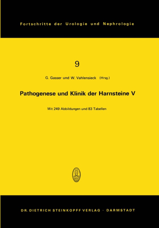 Pathogenese und Klinik der Harnsteine V (e-bog) af -