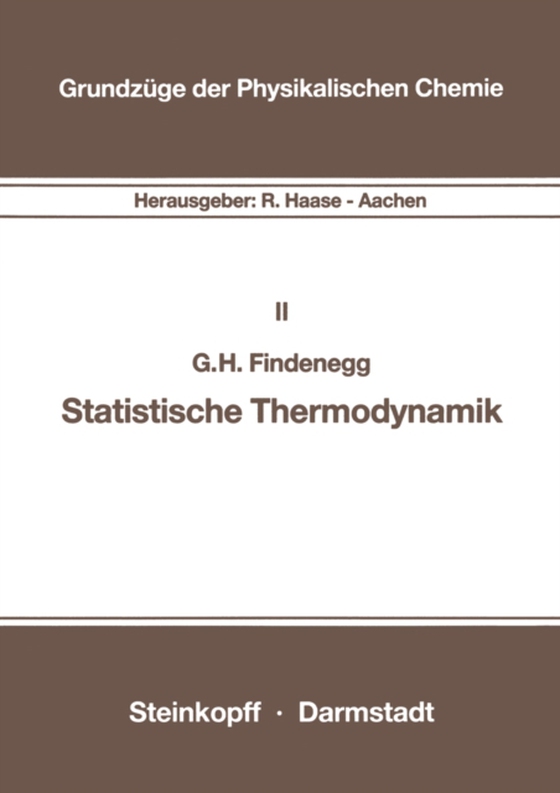 Statistische Thermodynamik (e-bog) af Findenegg, G.H.