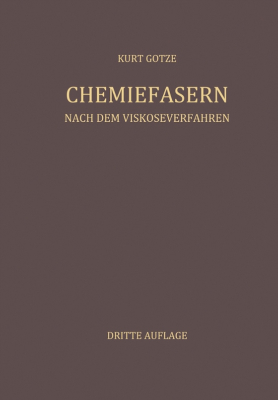 Chemiefasern nach dem Viskoseverfahren (e-bog) af -