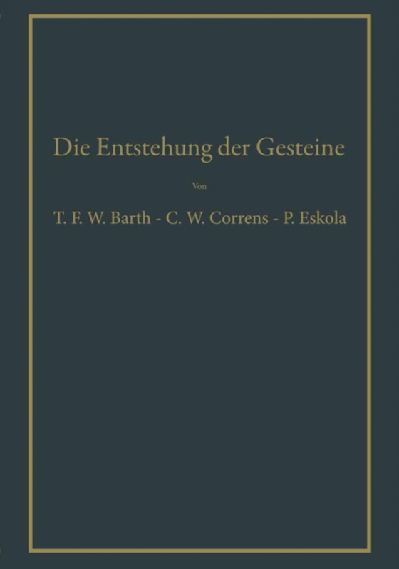 Die Entstehung der Gesteine (e-bog) af -