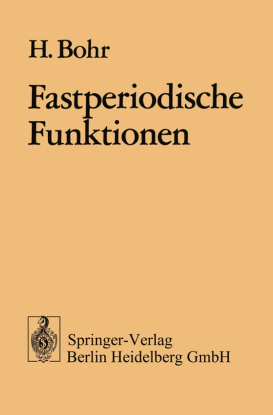 Fastperiodische Funktionen (e-bog) af Bohr, H.