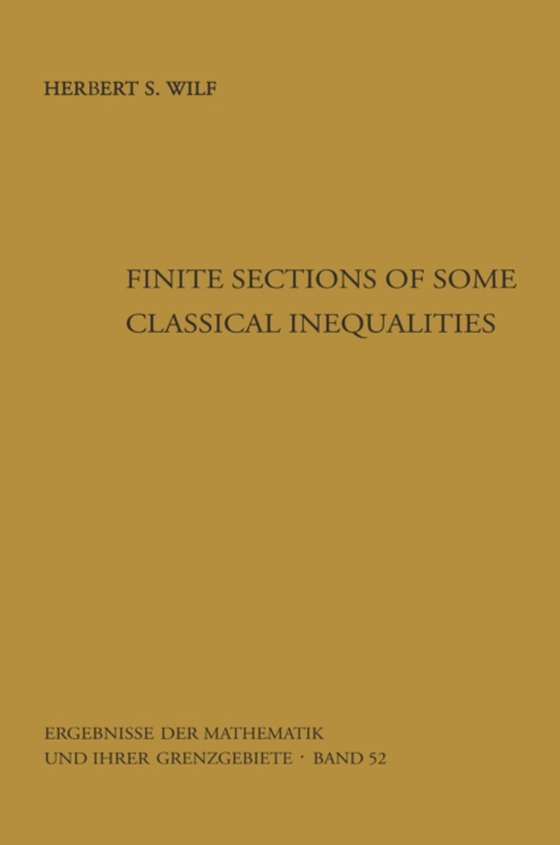 Finite Sections of Some Classical Inequalities (e-bog) af Wilf, Herbert S.