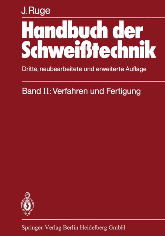 Handbuch der Schweißtechnik (e-bog) af Ruge, Jurgen