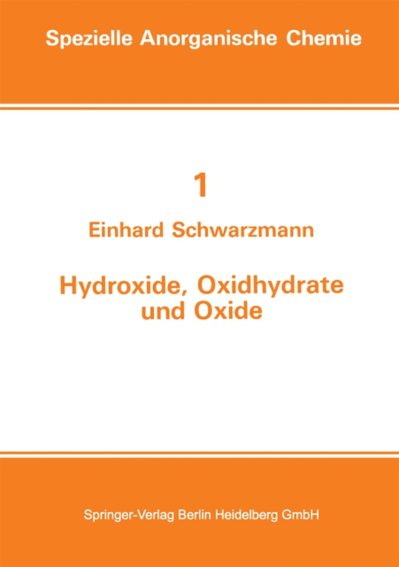 Hydroxide, Oxidhydrate und Oxide (e-bog) af Schwarzmann, E.