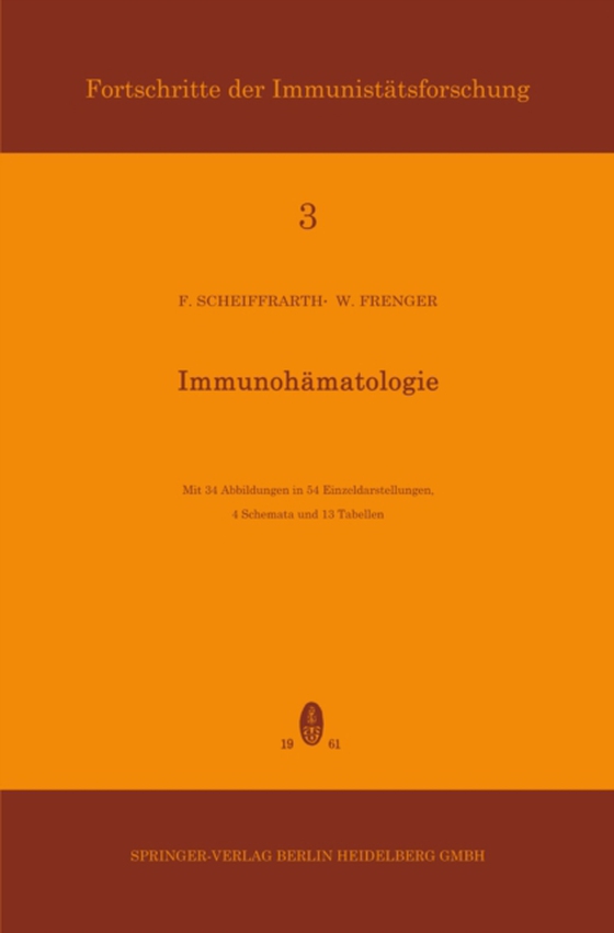 Immunohämatologie (e-bog) af Frenger, Werner