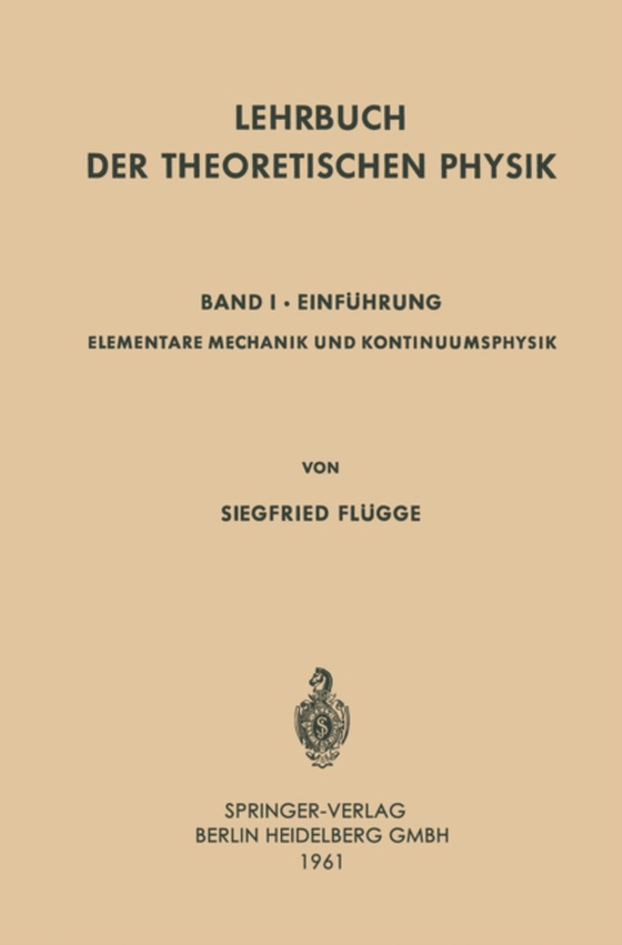 Lehrbuch der Theoretischen Physik (e-bog) af Flugge, Siegfried