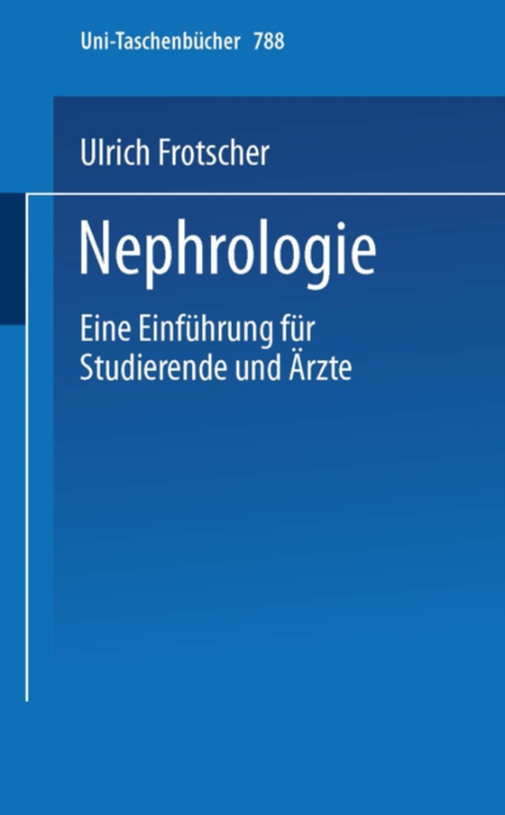 Nephrologie (e-bog) af Frotscher, U.