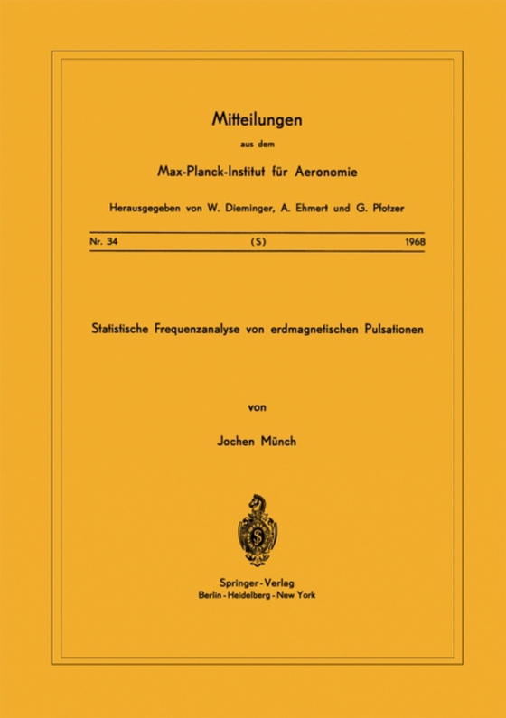 Statistische Frequenzanalyse von Erdmagnetischen Pulsationen