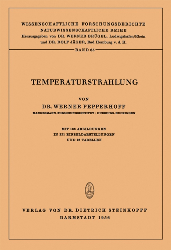 Temperaturstrahlung (e-bog) af Pepperhoff, Werner